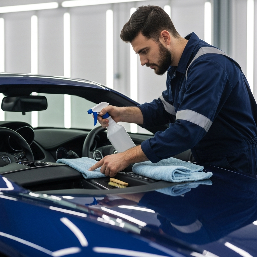 Professional car detailing service